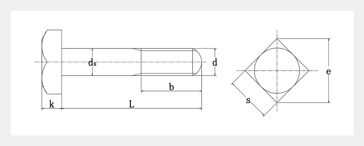 Galvanized Square Bolts aya