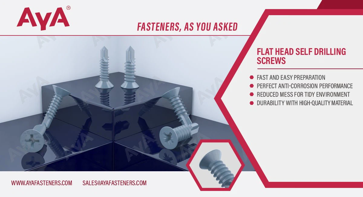 Flat Head Self Drilling Screws-advantages
